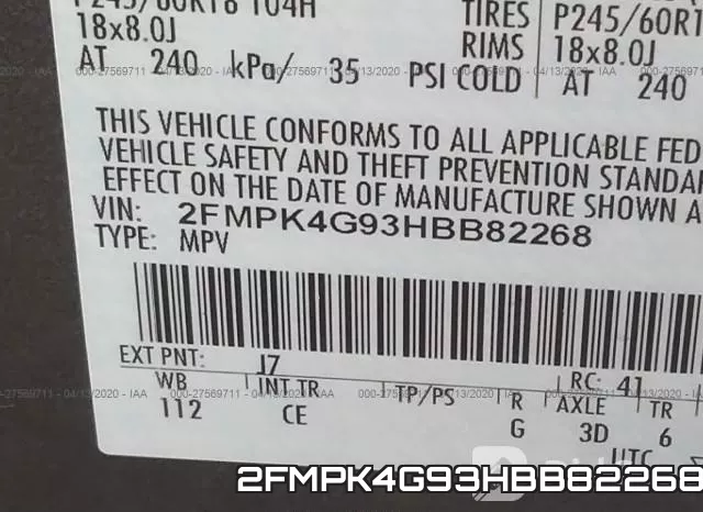 2FMPK4G93HBB82268 фото 10