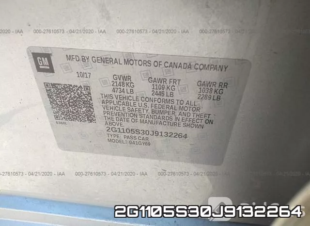 2G1105S30J9132264 фото 10