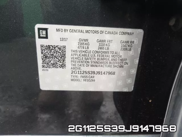 2G1125S39J9147968 фото 2