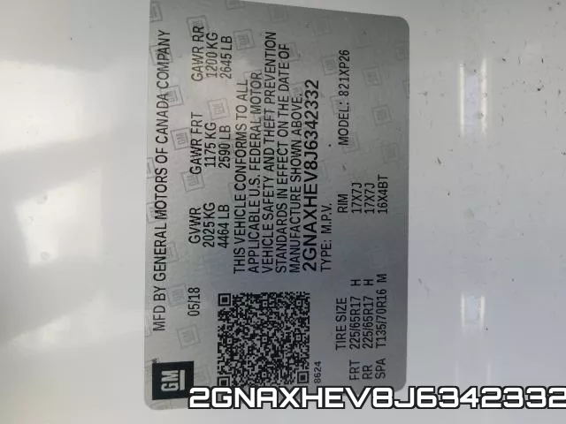 2GNAXHEV8J6342332 фото 2