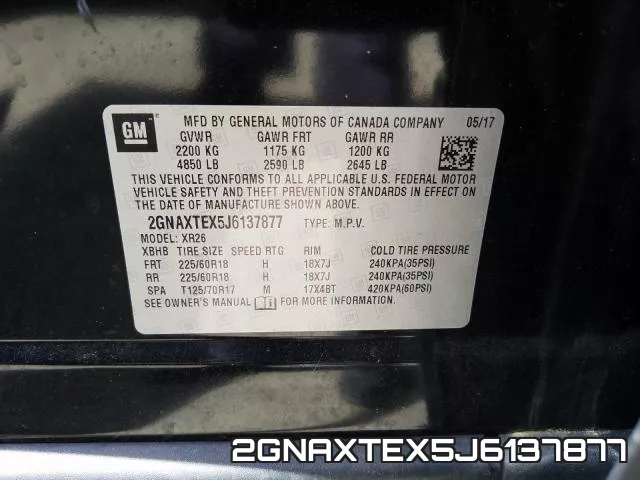 2GNAXTEX5J6137877 фото 2