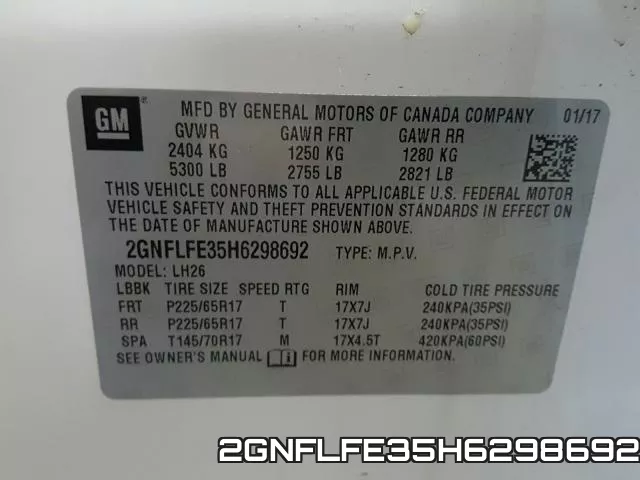 2GNFLFE35H6298692 фото 2