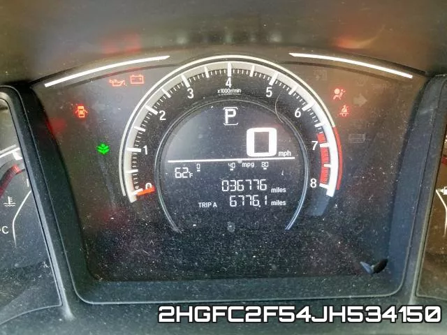 2HGFC2F54JH534150 фото 9