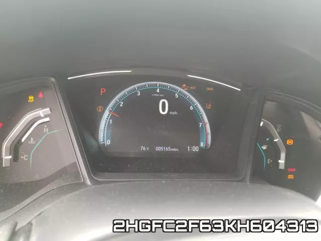 2HGFC2F63KH604313 фото 9