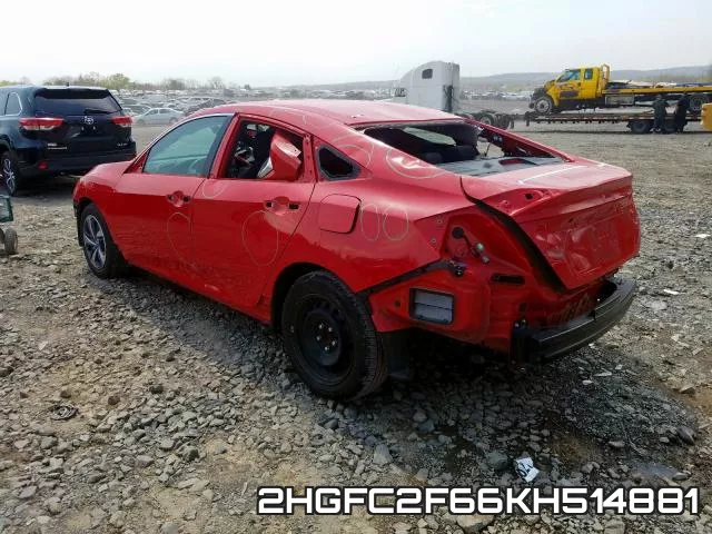 2HGFC2F66KH514881 фото 4