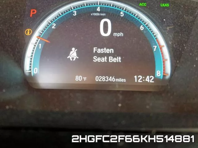 2HGFC2F66KH514881 фото 9