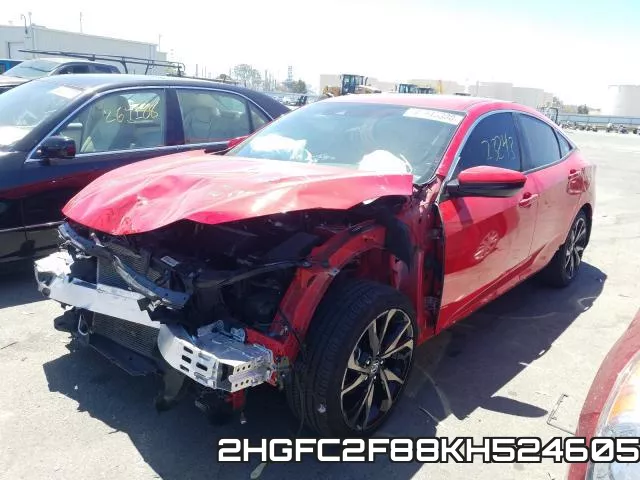 2HGFC2F88KH524605 фото 3