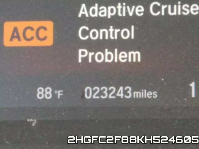 2HGFC2F88KH524605 фото 9