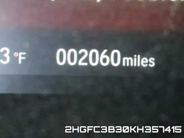 2HGFC3B30KH357415 фото 9