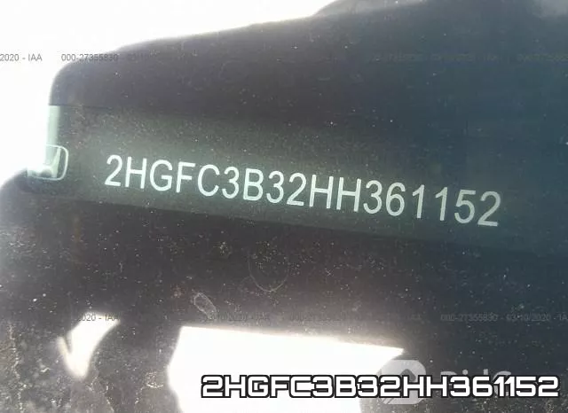 2HGFC3B32HH361152 фото 10