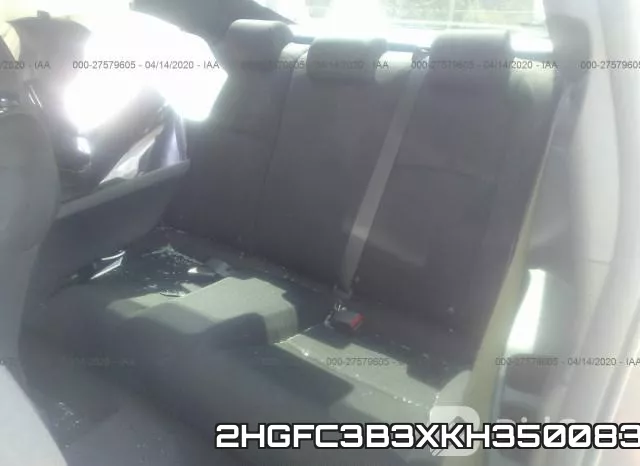 2HGFC3B3XKH350083 фото 9