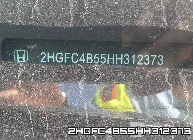 2HGFC4B55HH312373 фото 10