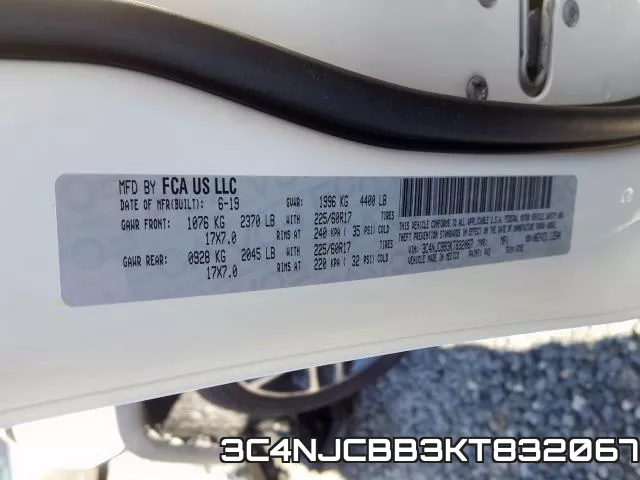 3C4NJCBB3KT832067 фото 2