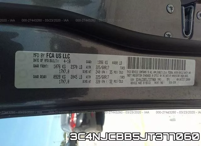 3C4NJCBB5JT377060 фото 10