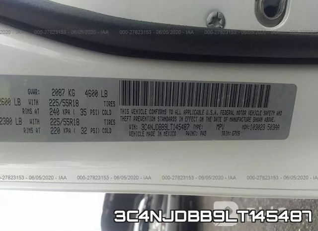 3C4NJDBB9LT145487 фото 10