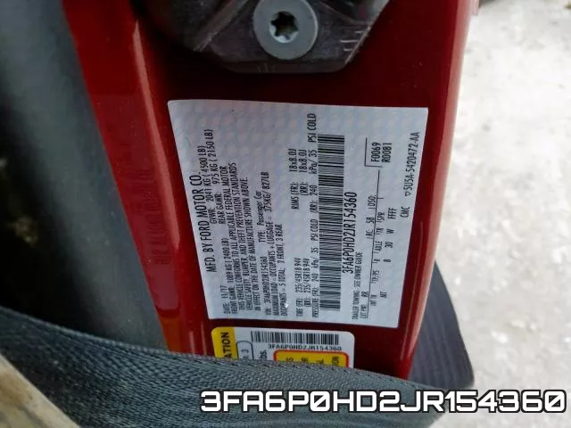 3FA6P0HD2JR154360 фото 2