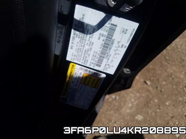 3FA6P0LU4KR208895 фото 2