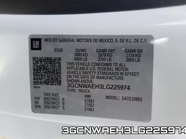 3GCNWAEH3LG225974 фото 2