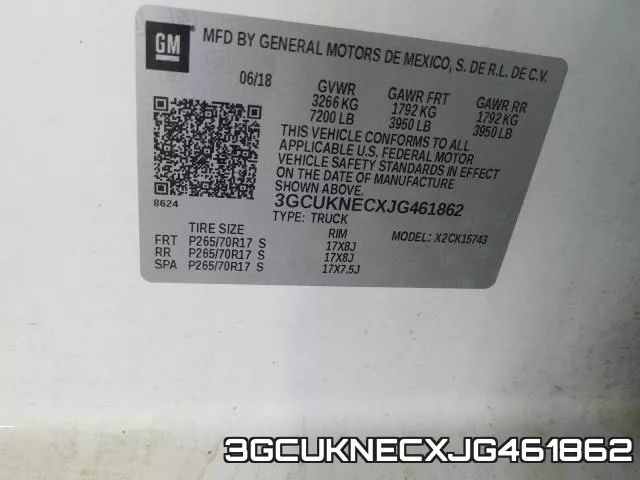 3GCUKNECXJG461862 фото 2