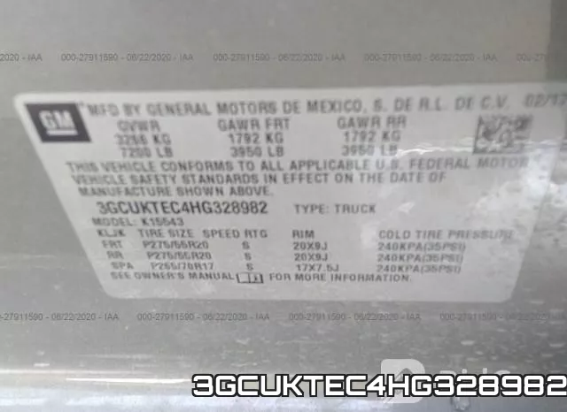 3GCUKTEC4HG328982 фото 10