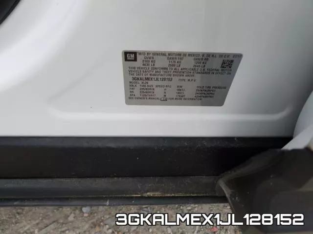 3GKALMEX1JL128152 фото 2