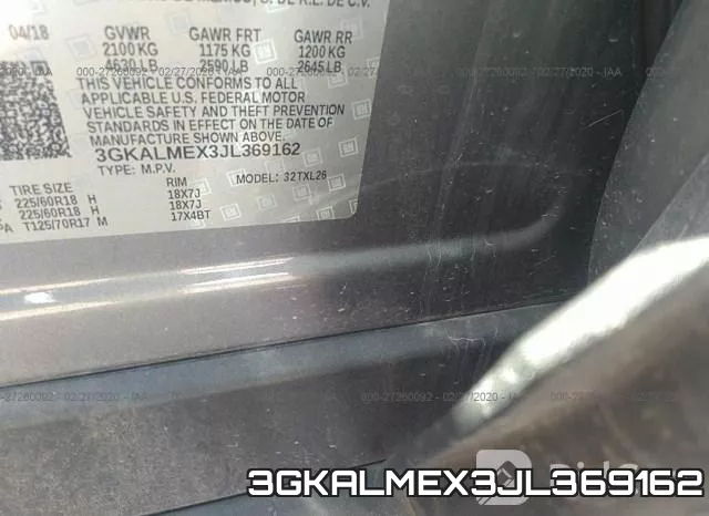3GKALMEX3JL369162 фото 10