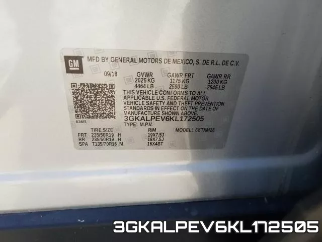 3GKALPEV6KL172505 фото 2