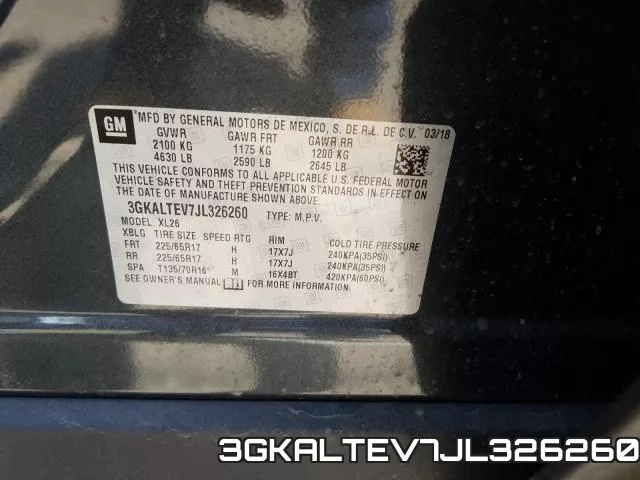 3GKALTEV7JL326260 фото 2