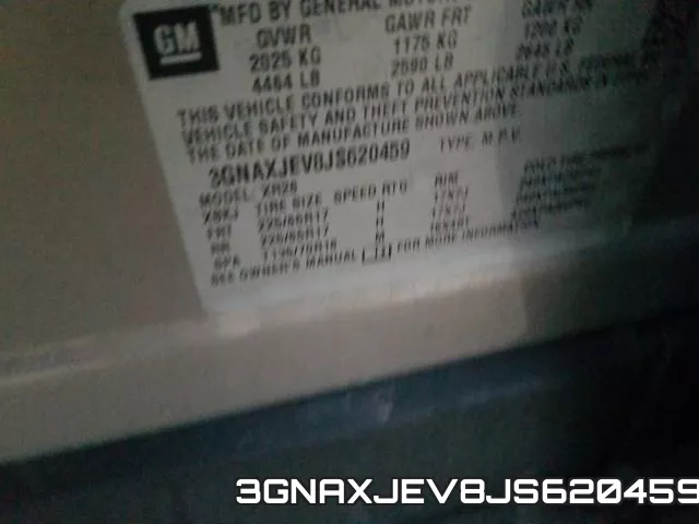 3GNAXJEV8JS620459 фото 2
