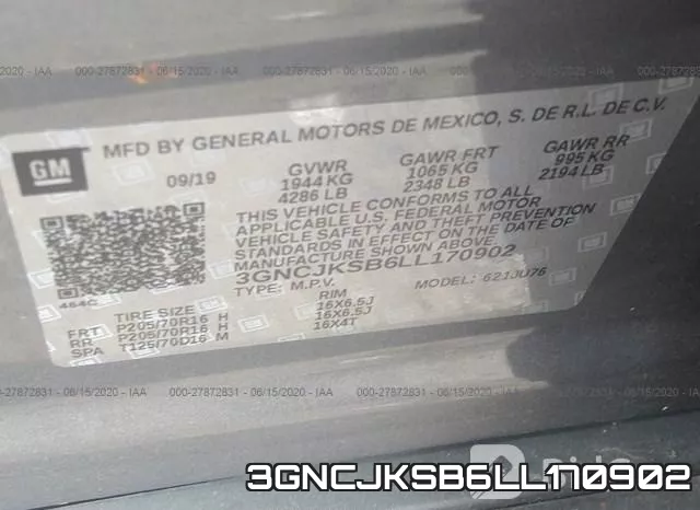 3GNCJKSB6LL170902 фото 10