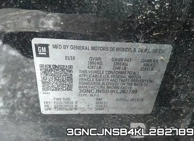 3GNCJNSB4KL282789 фото 10