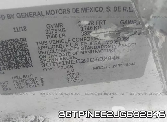 3GTP1NEC2JG632846 фото 10