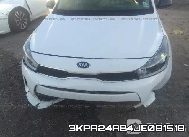 3KPA24AB4JE081518 фото 2