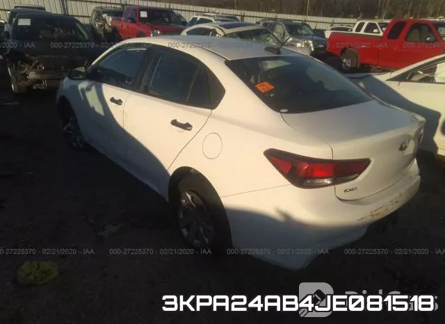 3KPA24AB4JE081518 фото 4