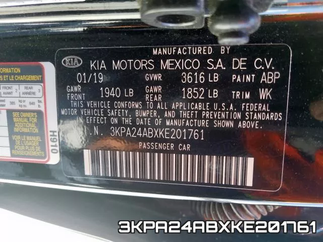 3KPA24ABXKE201761 фото 2