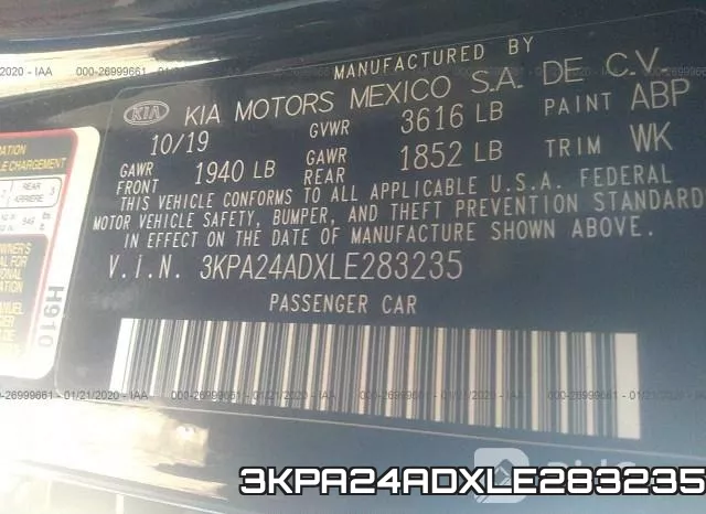 3KPA24ADXLE283235 фото 10