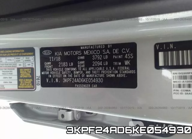 3KPF24AD6KE054930 фото 10
