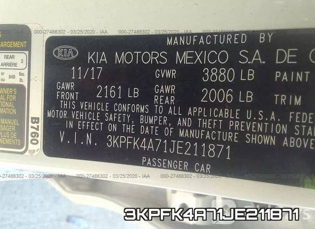 3KPFK4A71JE211871 фото 10