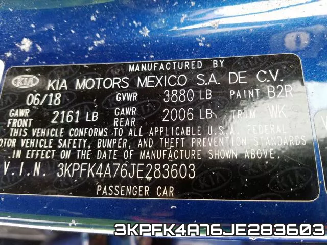 3KPFK4A76JE283603 фото 2