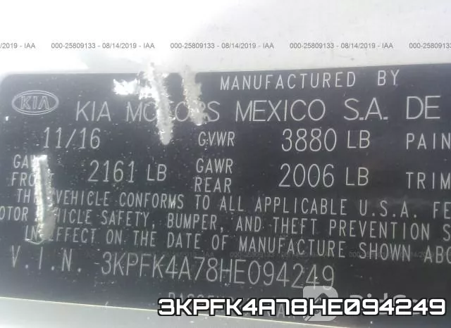 3KPFK4A78HE094249 фото 10