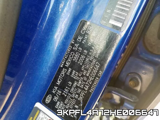 3KPFL4A72HE006647 фото 2