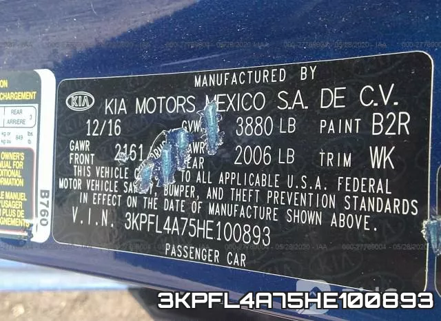 3KPFL4A75HE100893 фото 10