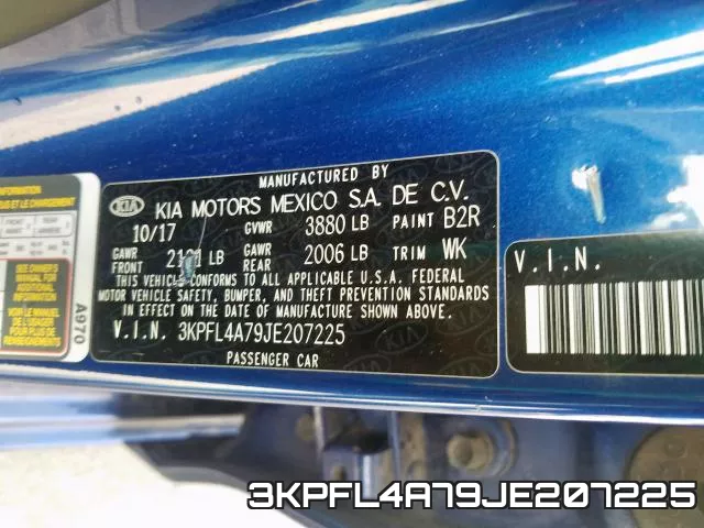 3KPFL4A79JE207225 фото 2