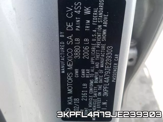 3KPFL4A79JE239303 фото 2