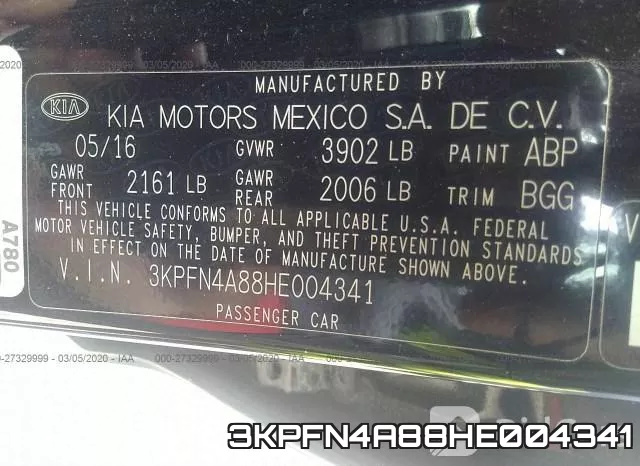 3KPFN4A88HE004341 фото 10