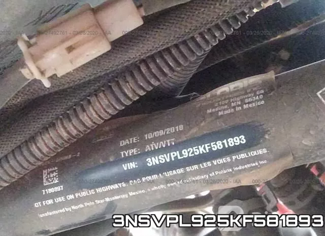 3NSVPL925KF581893 фото 2