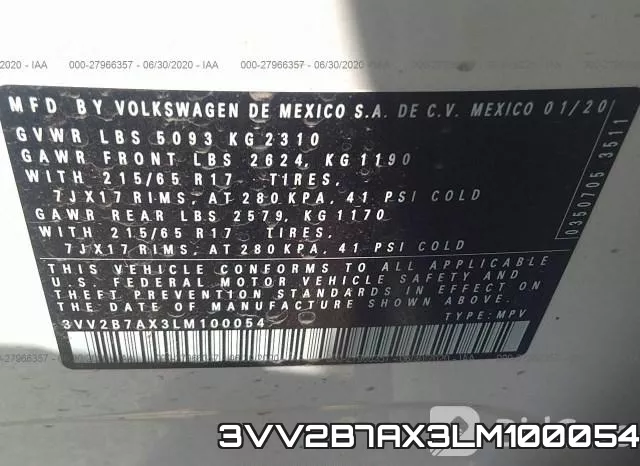 3VV2B7AX3LM100054 фото 10