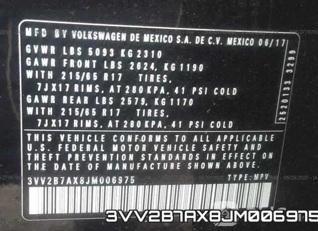 3VV2B7AX8JM006975 фото 10