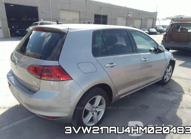 3VW217AU4HM020483 фото 5
