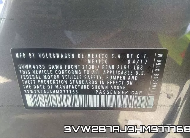 3VW2B7AJ3HM377768 фото 10
